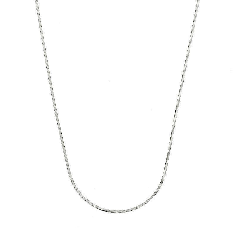 PRIMROSE Sterling Silver Snake Chain Necklace, Womens Product Image