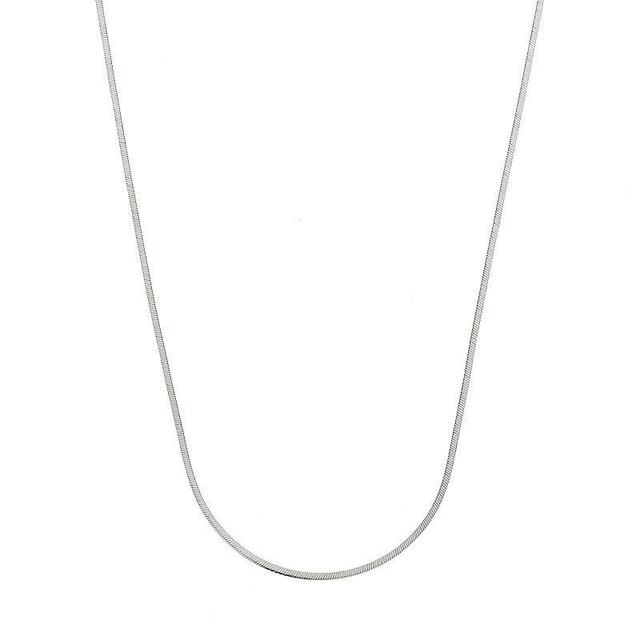 PRIMROSE Sterling Silver Snake Chain Necklace, Womens Product Image