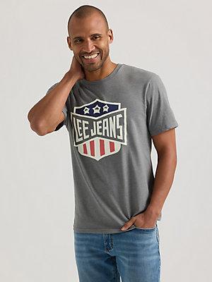 Men's Captain Lee America Graphic Tee | Men's Tops | Lee® Product Image