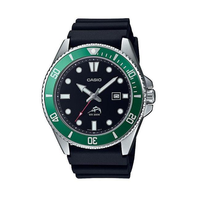 Casio Mens Diver Analog Watch Black Product Image