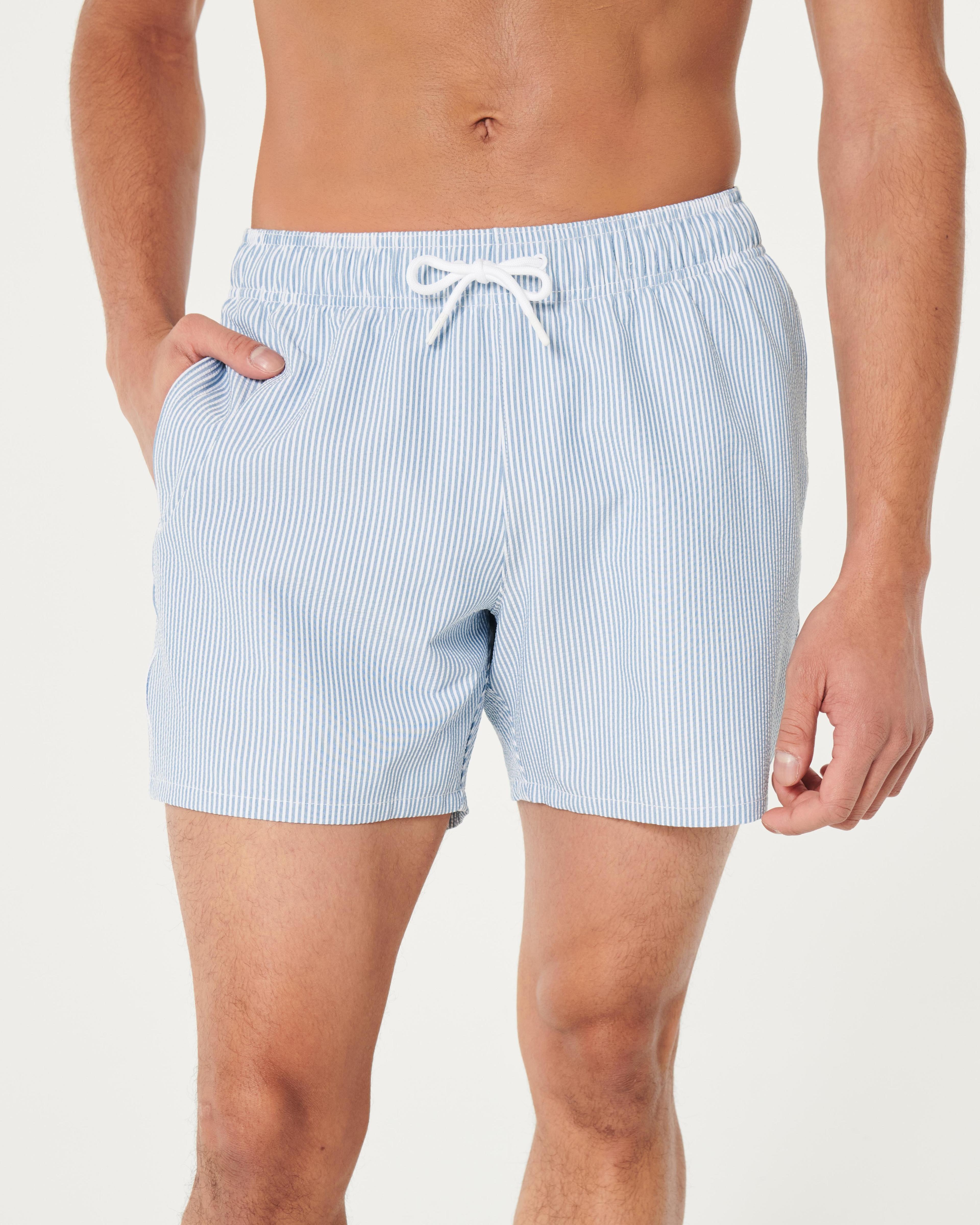 Seersucker Guard Swim Trunks 5" Product Image