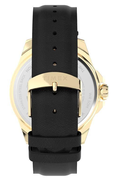 TIMEX ® Essex Avenue Rubber Strap Watch, 46mm In Black Product Image