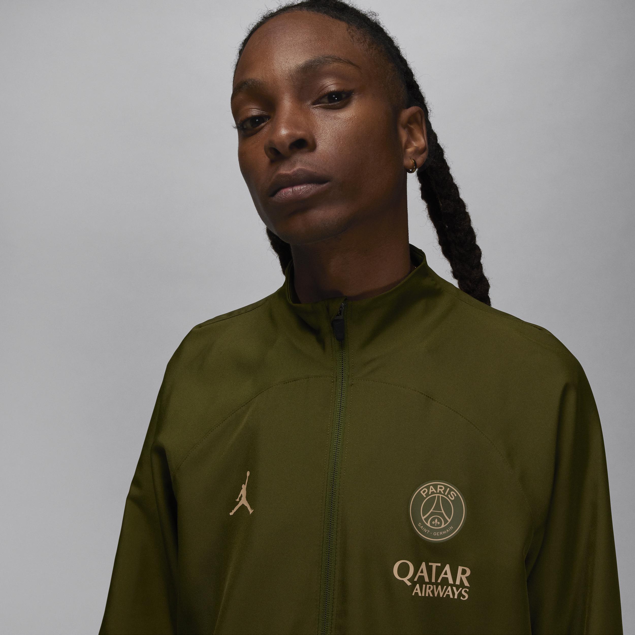 Mens Jordan Brand  Olive Paris Saint-Germain 2023/24 Fourth Strike Full-Zip Track Jacket & Pants Set Product Image