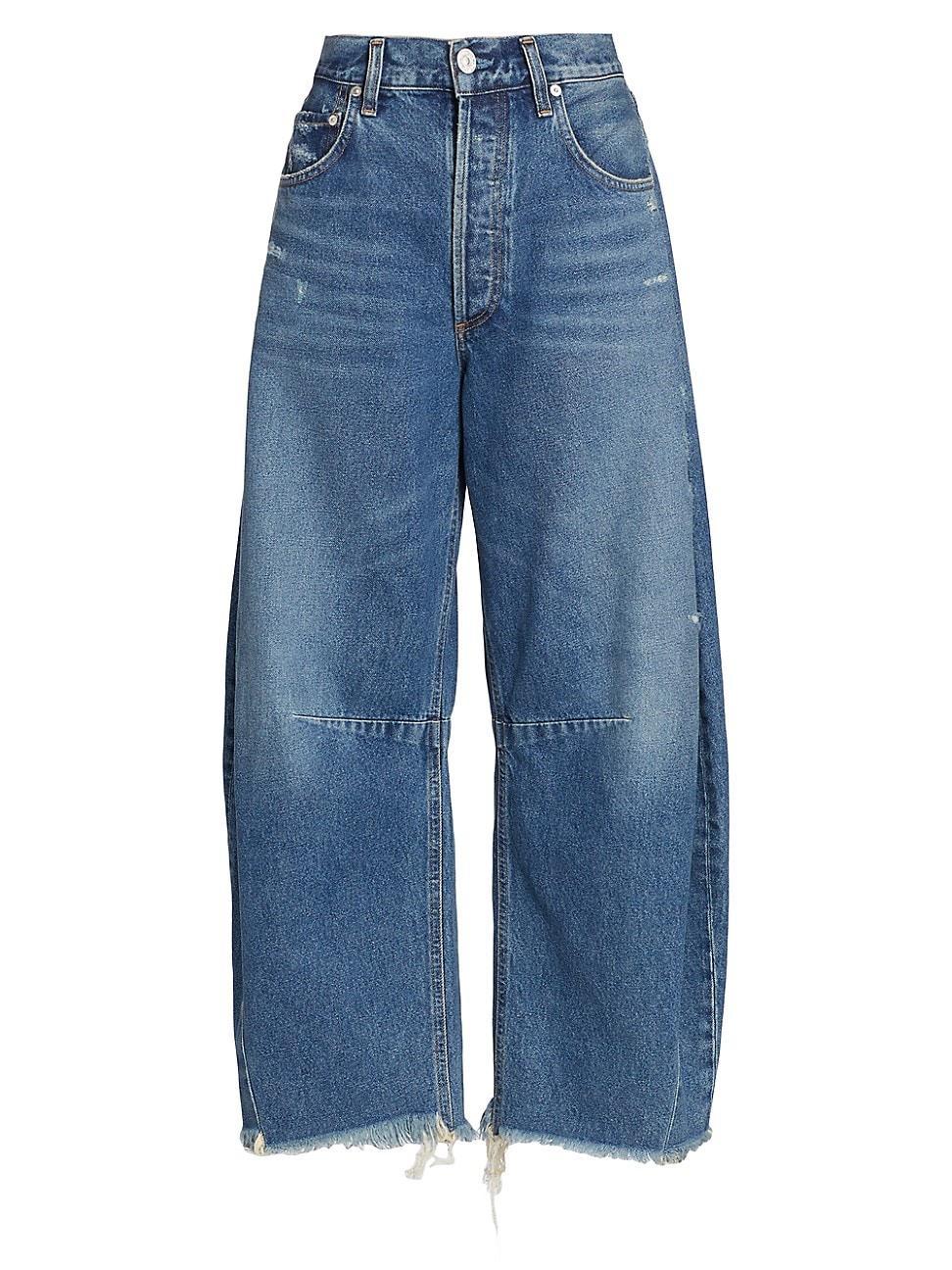 Citizens of Humanity High Rise Wide Leg Horseshoe Jeans in Magnolia Product Image