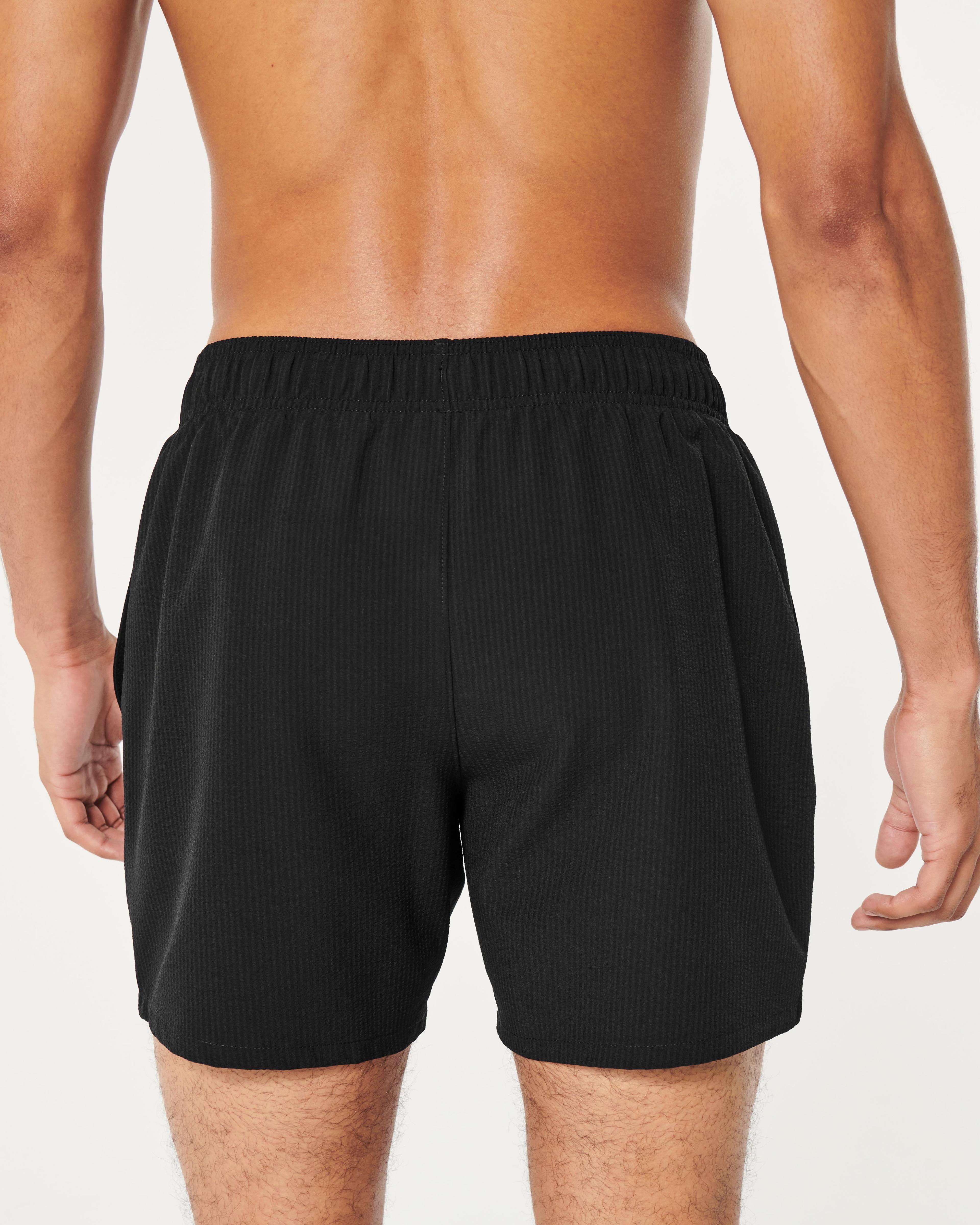 Seersucker Guard Swim Trunks 5" Product Image