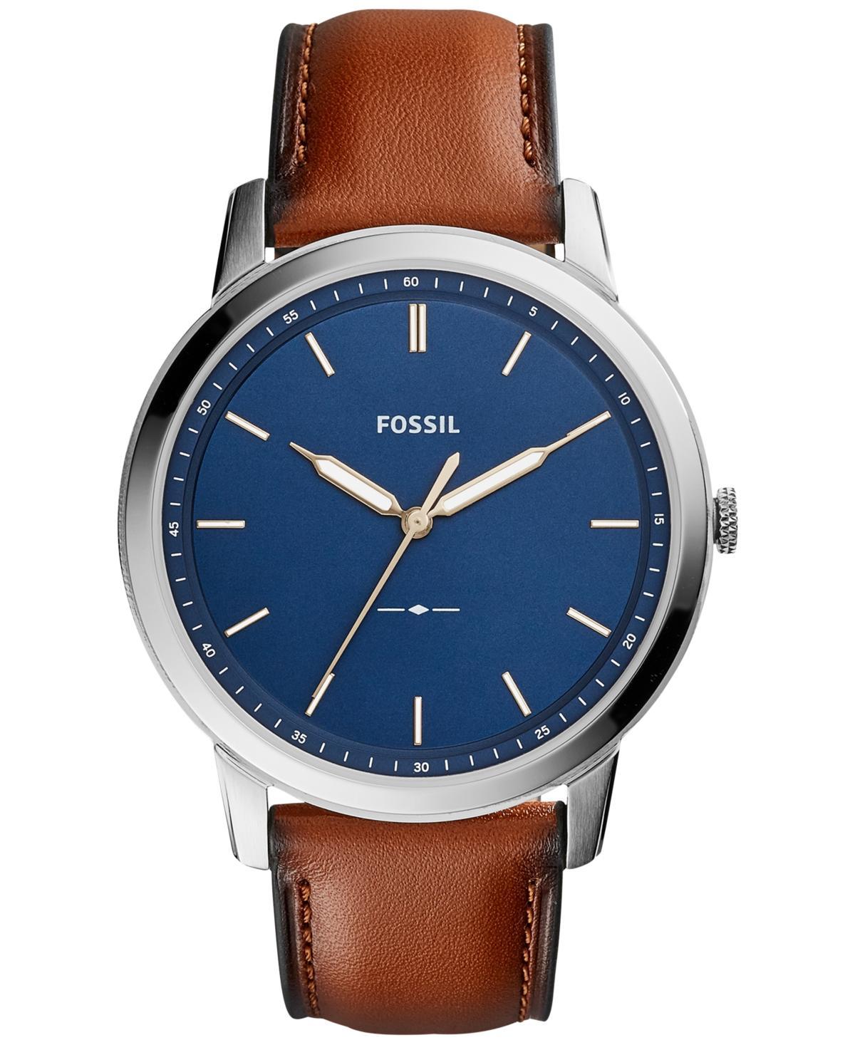 Fossil The Minimalist Analog Leather Strap Watch Product Image