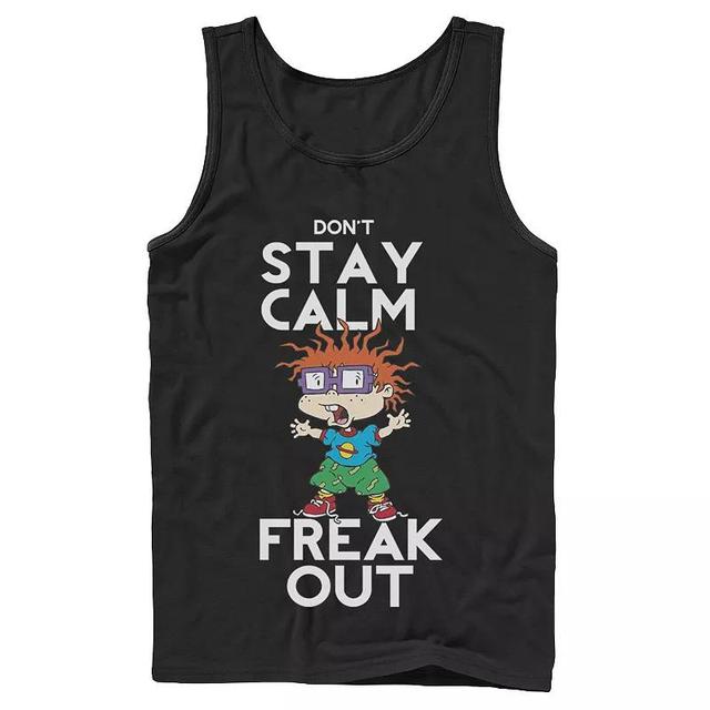 Mens Nickelodeon Rugrats Chuckie Dont Stay Calm Freak Out Graphic Tank Product Image