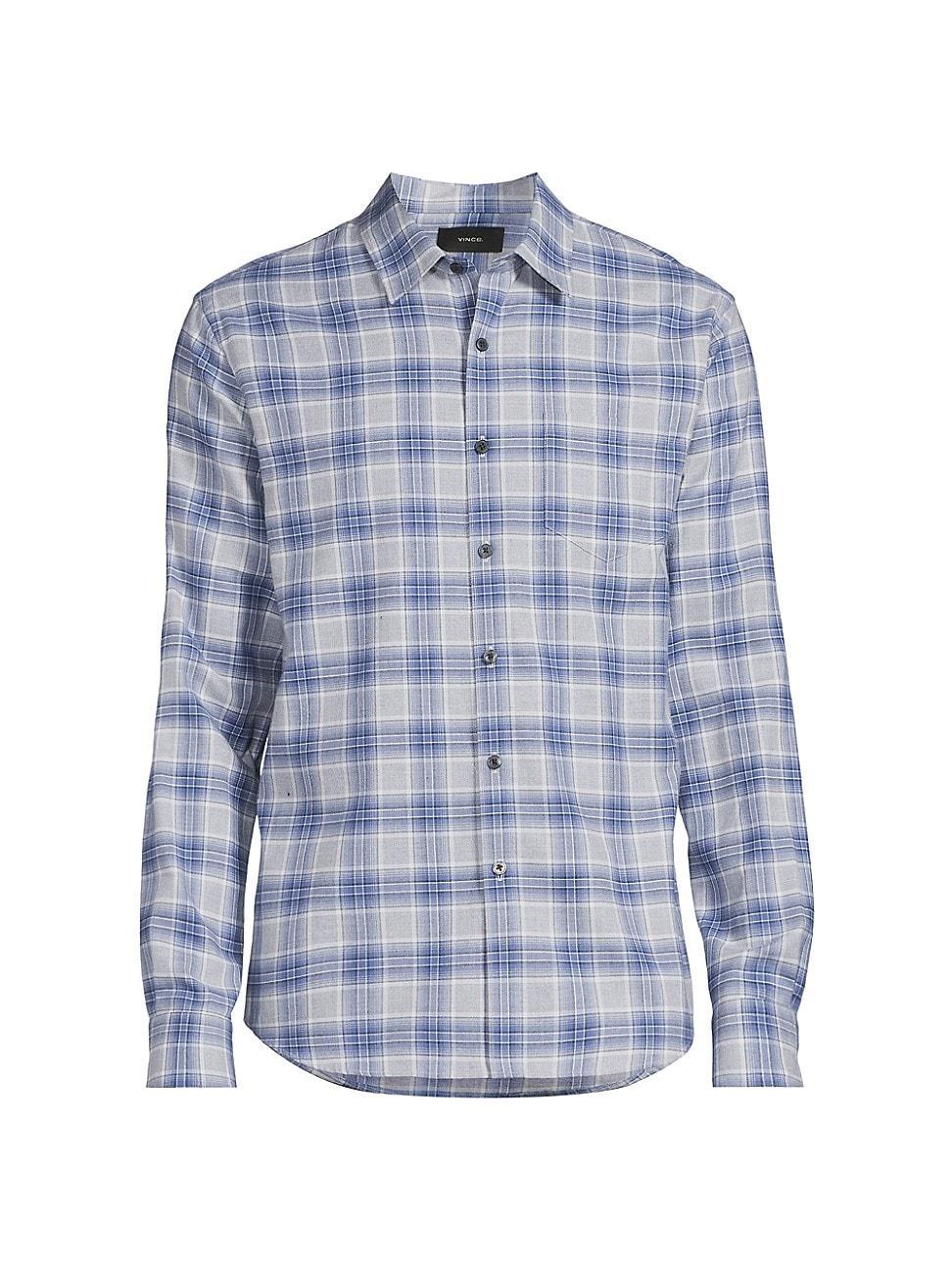 Mens Vineyard Checked Cotton Shirt Product Image