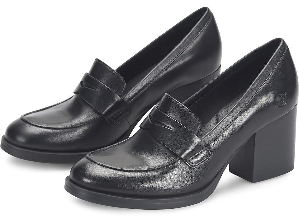 Brn Holliston Block Heel Penny Loafer Product Image