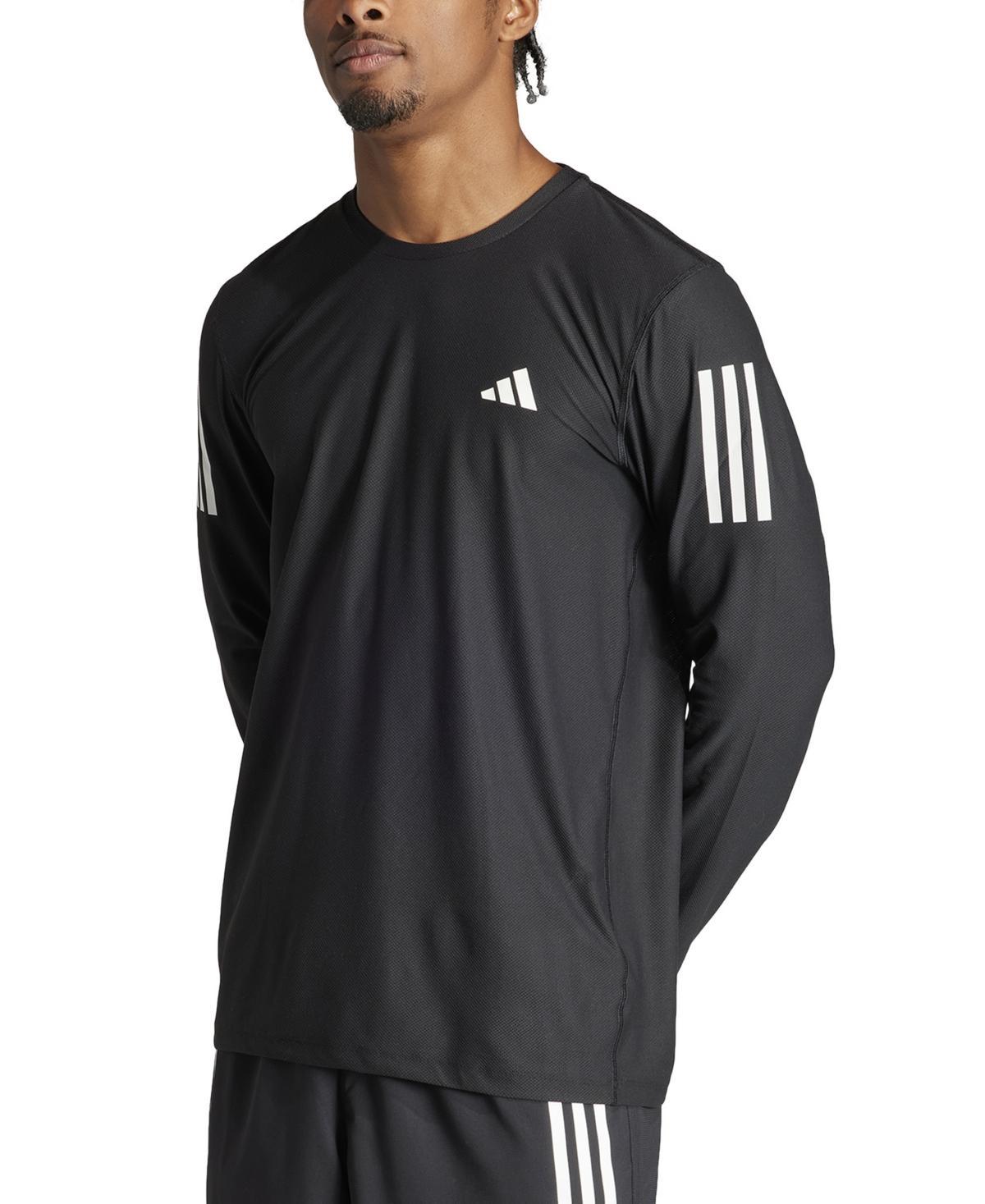 adidas Mens Own The Run Moisture-Wicking Long-Sleeve T-Shirt Product Image