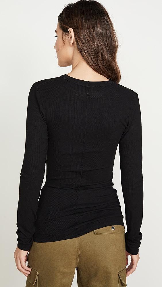 Enza Costa Rib Fitted Top | Shopbop Product Image