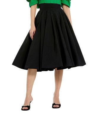 Mac Duggal Womens Faille High Waisted Midi Skirt Product Image