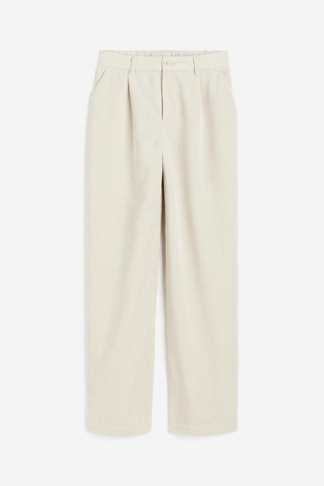 Wide-leg Corduroy Pants Product Image