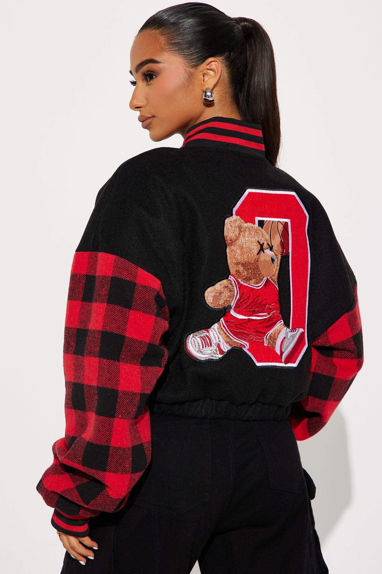 Chicago Vibe Varsity Jacket - Black/combo Product Image