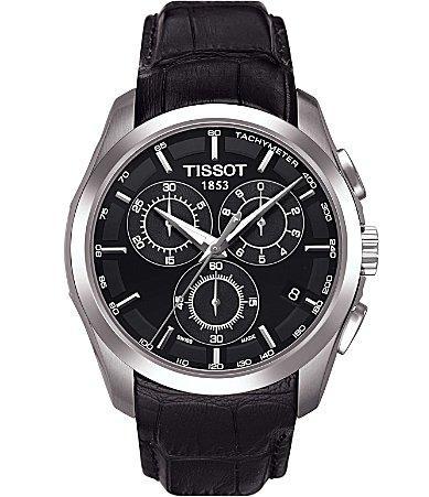 Tissot T-Classic Couturier Chronograph  Date Leather-Strap Watch Product Image