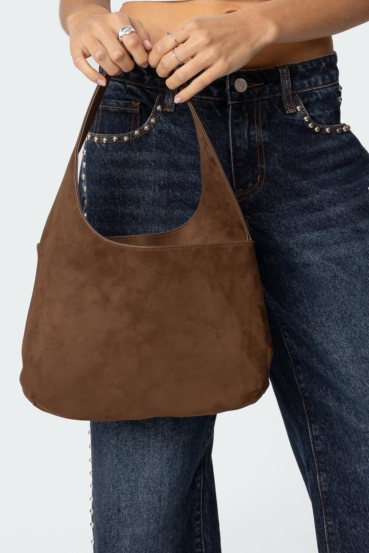 Faux Suede Shoulder Bag product image