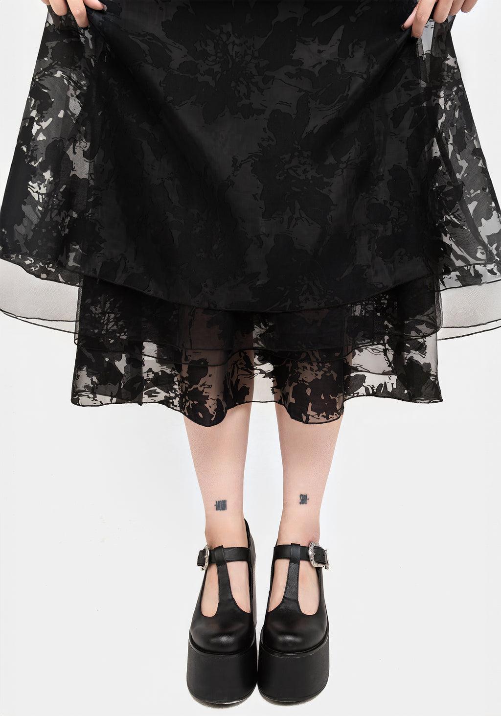 Spectre Layered Midi Shirt Dress Product Image