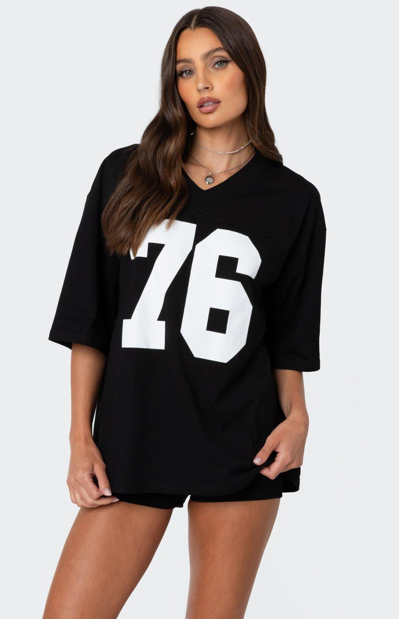 Edikted Women's 76 Oversized T-Shirt product image