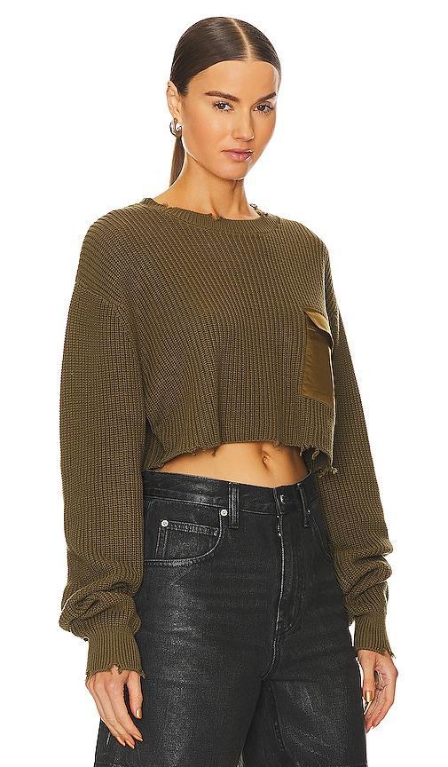 Womens Mid Cropped Devin Sweater Product Image