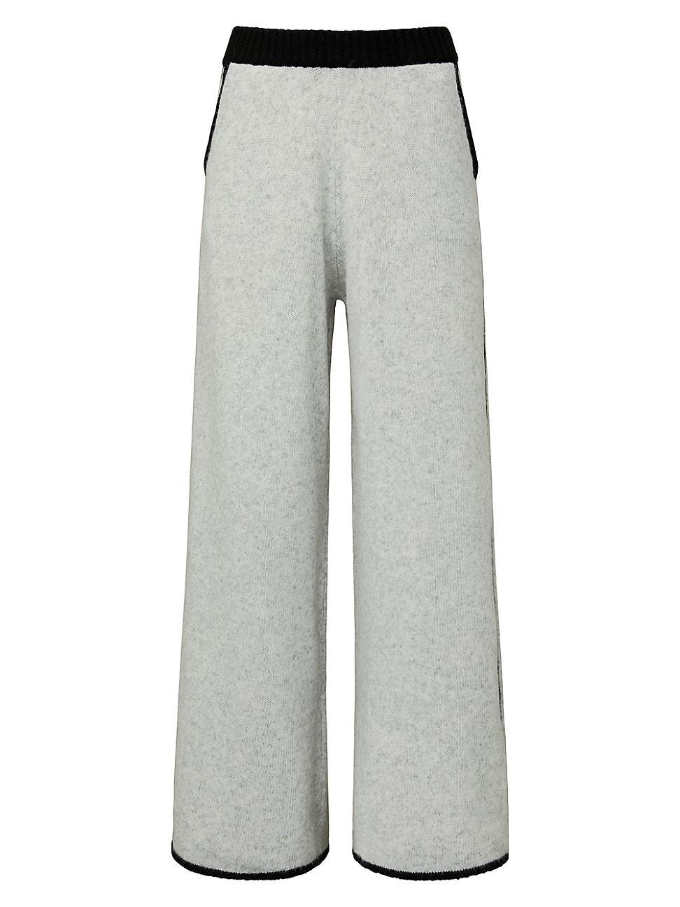 Womens Knit Wide-Leg Pants Product Image