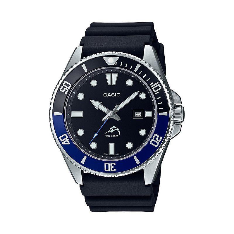 Casio Mens Diver Analog Watch Black Product Image