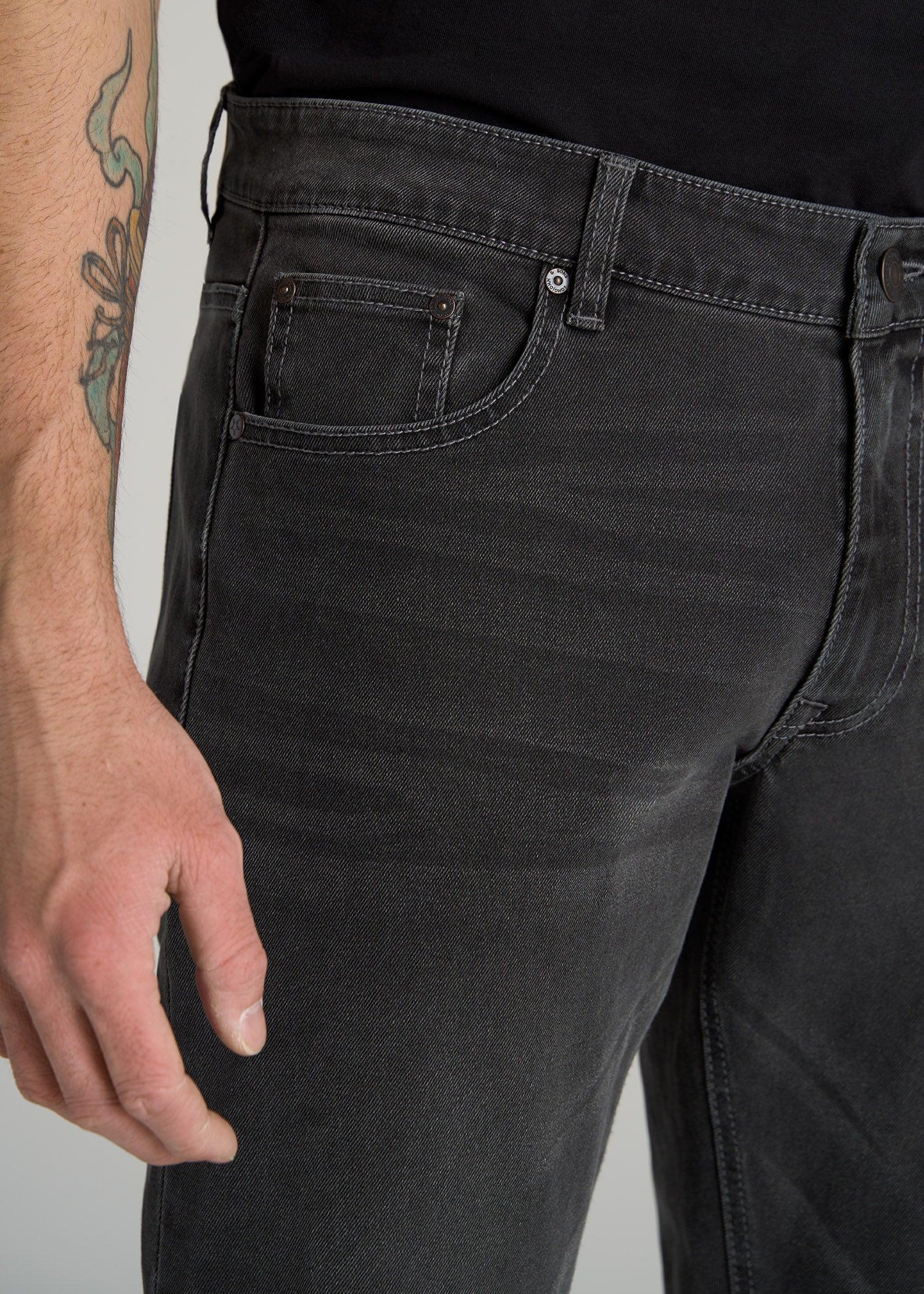 LJ&S TAPERED Jeans for Tall Men in Industrial Grey Product Image