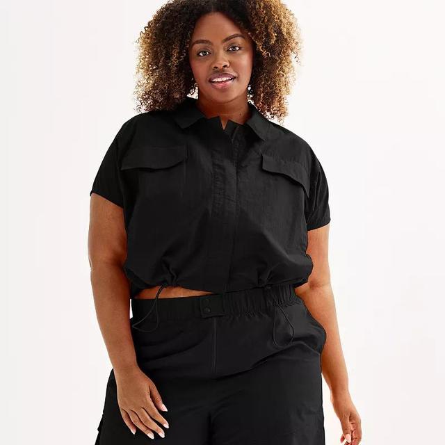 Plus Size Tek Gear Cargo Shirt, Womens Product Image