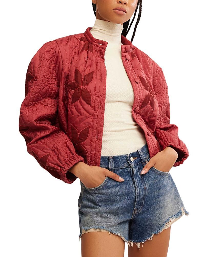 Womens Quinn Cropped Quilted Jacket Product Image