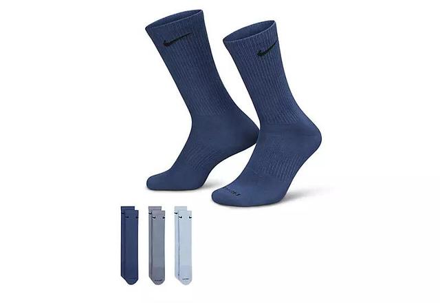 Nike Men's Large Everyday Plus Lightweight Crew Socks 3 Pairs Product Image