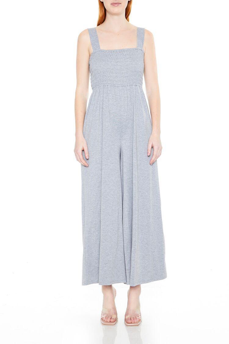 Shirred Wide-Leg Tank Jumpsuit | Forever 21 Product Image