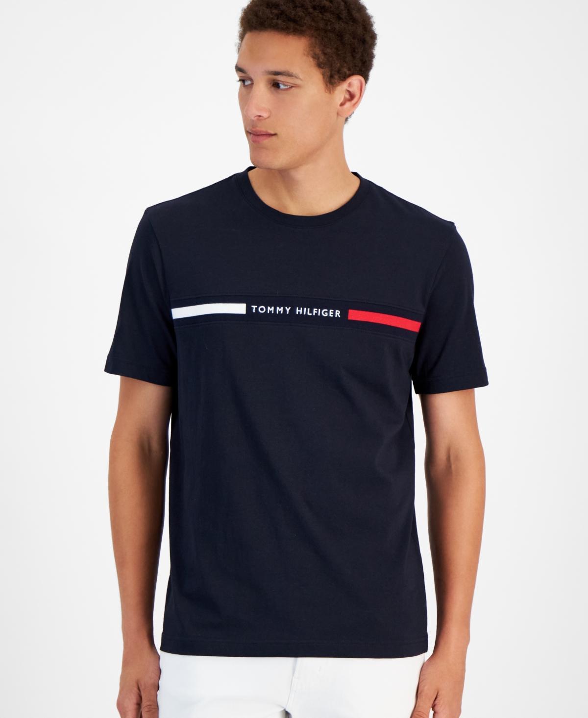 Tommy Hilfiger Mens Chest Insert Logo Short Sleeve T-Shirt Product Image