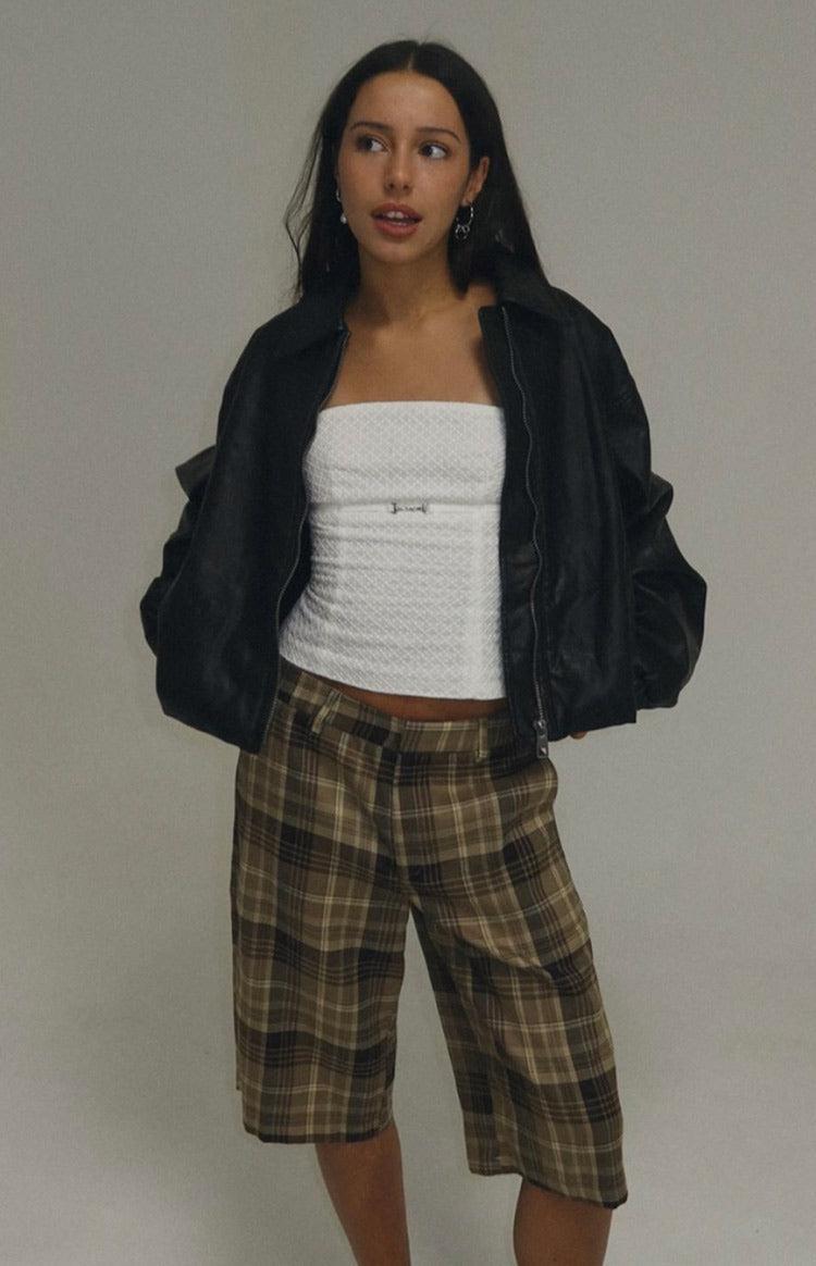 Lioness Kurt Chocolate Check Culottes Product Image