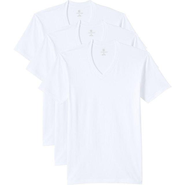 Big & Tall Lands End V-Neck Undershirt 3 Pack, Mens Product Image