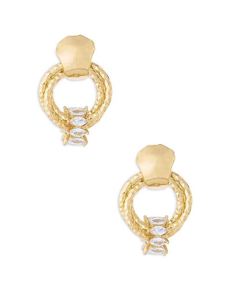 Ettika Mini Barrel Drop Earrings Product Image