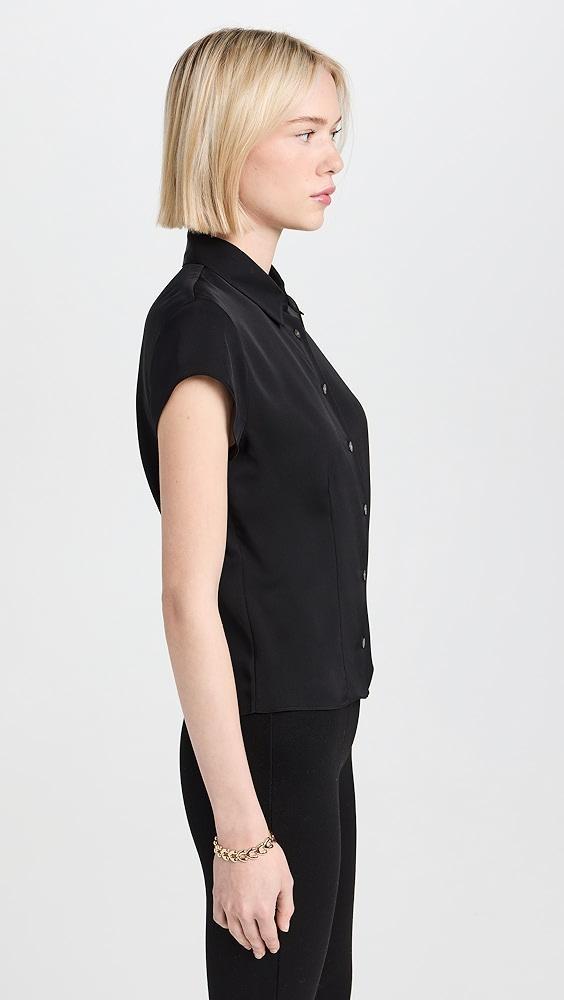 Theory Cap Sleeve Blouse | Shopbop Product Image