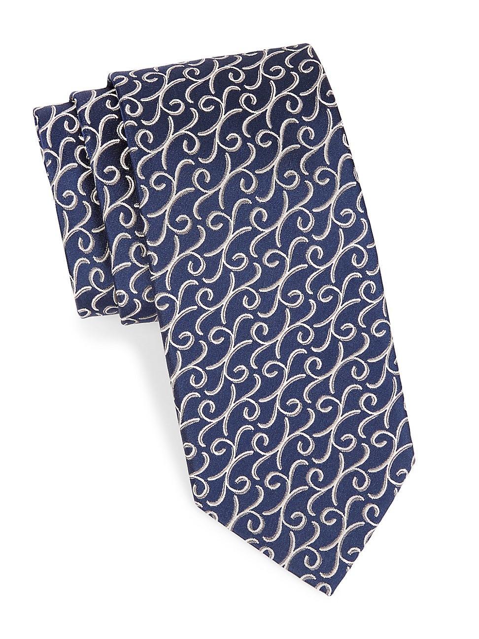 Mens Neat New Paisley Vine Silk Tie Product Image