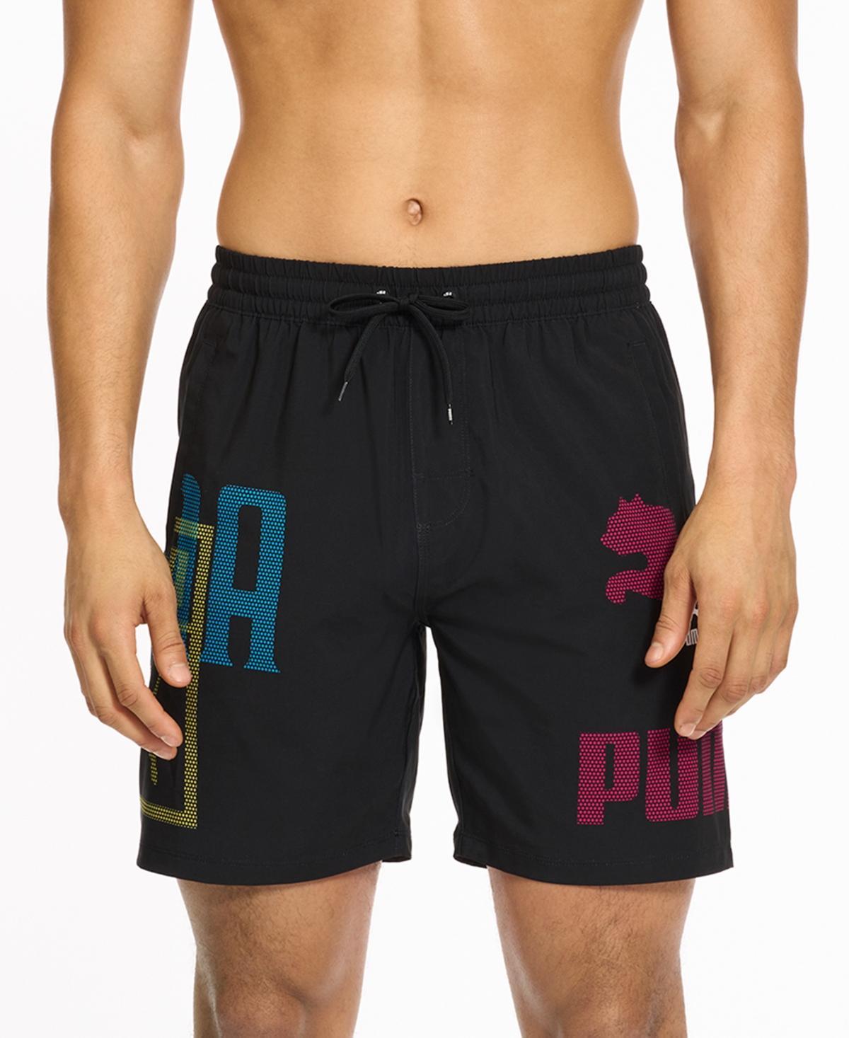 Puma Mens Logo Print 7 Swim Shorts Product Image