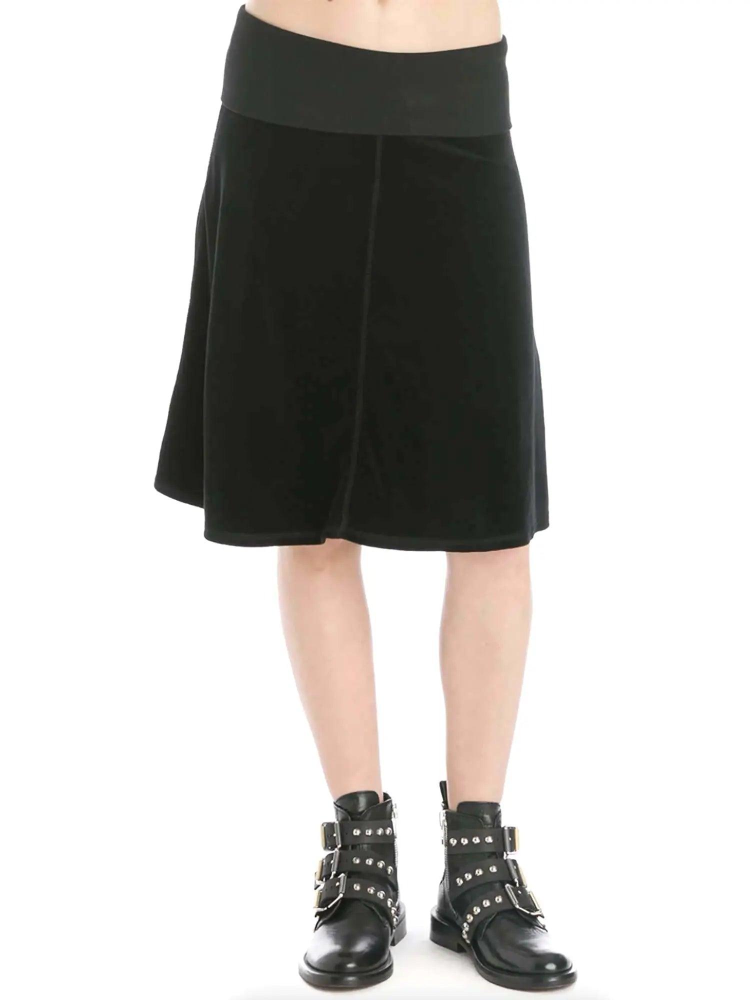 Hard Tail Velour Flair Skirt V-127 Product Image