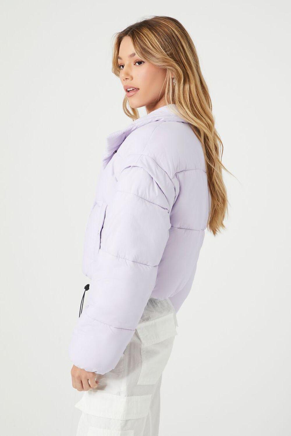 Cropped Layered-Sleeve Puffer Jacket | Forever 21 Product Image