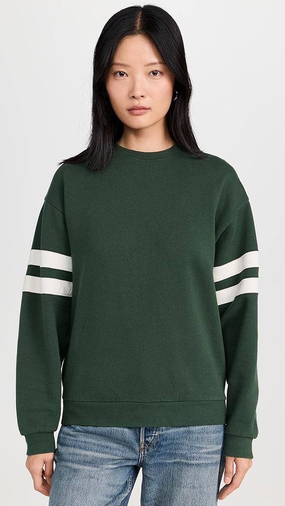 Clare V. Oversized Varsity Sweatshirt | Shopbop Product Image