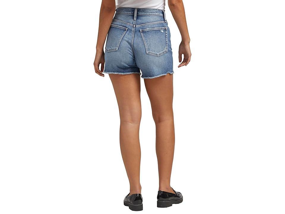 Silver Jeans Co. 90s Baggy High-Rise Shorts L28522RCS272 (Indigo) Women's Shorts Product Image