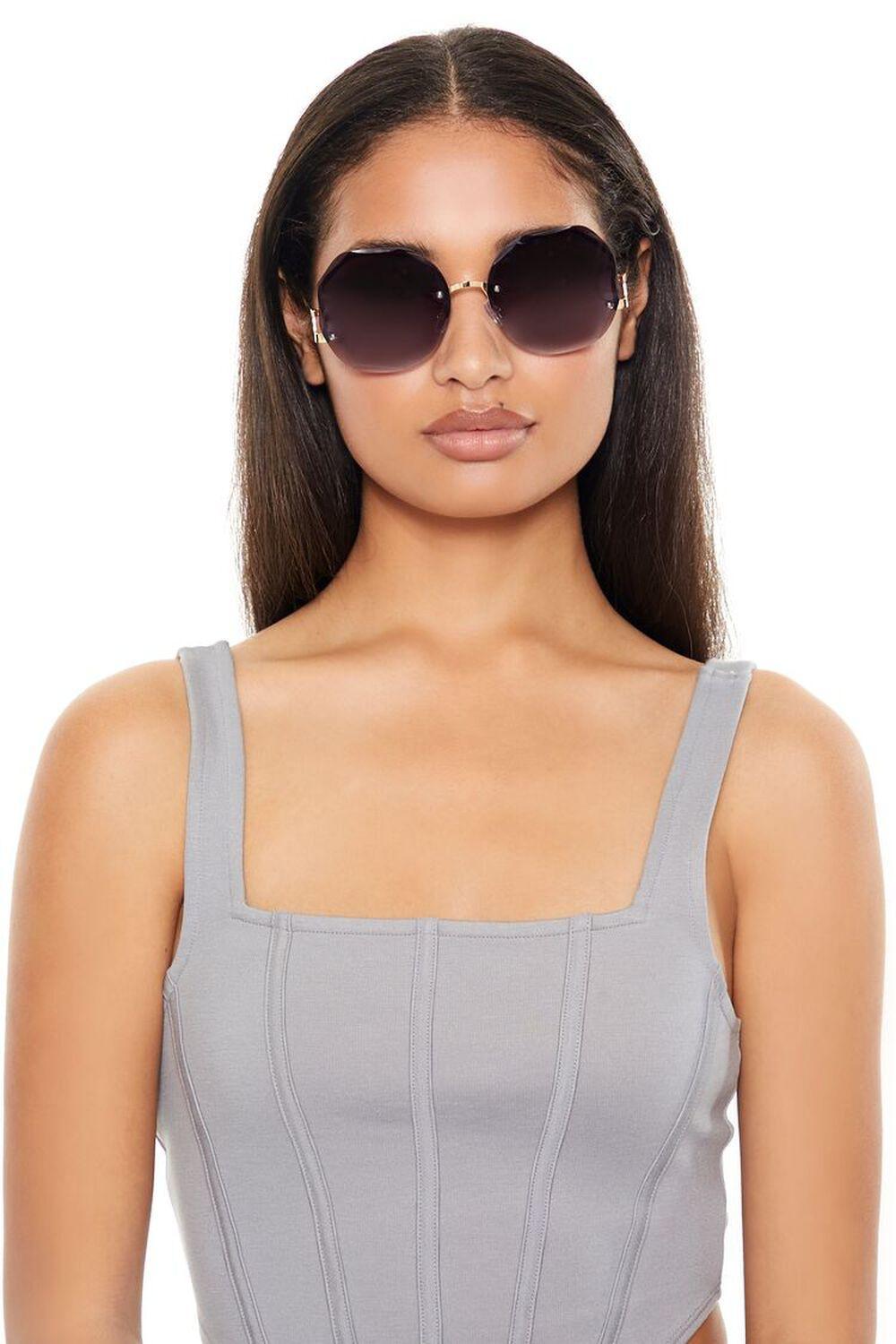 Round Gradient Sunglasses | Forever 21 Product Image