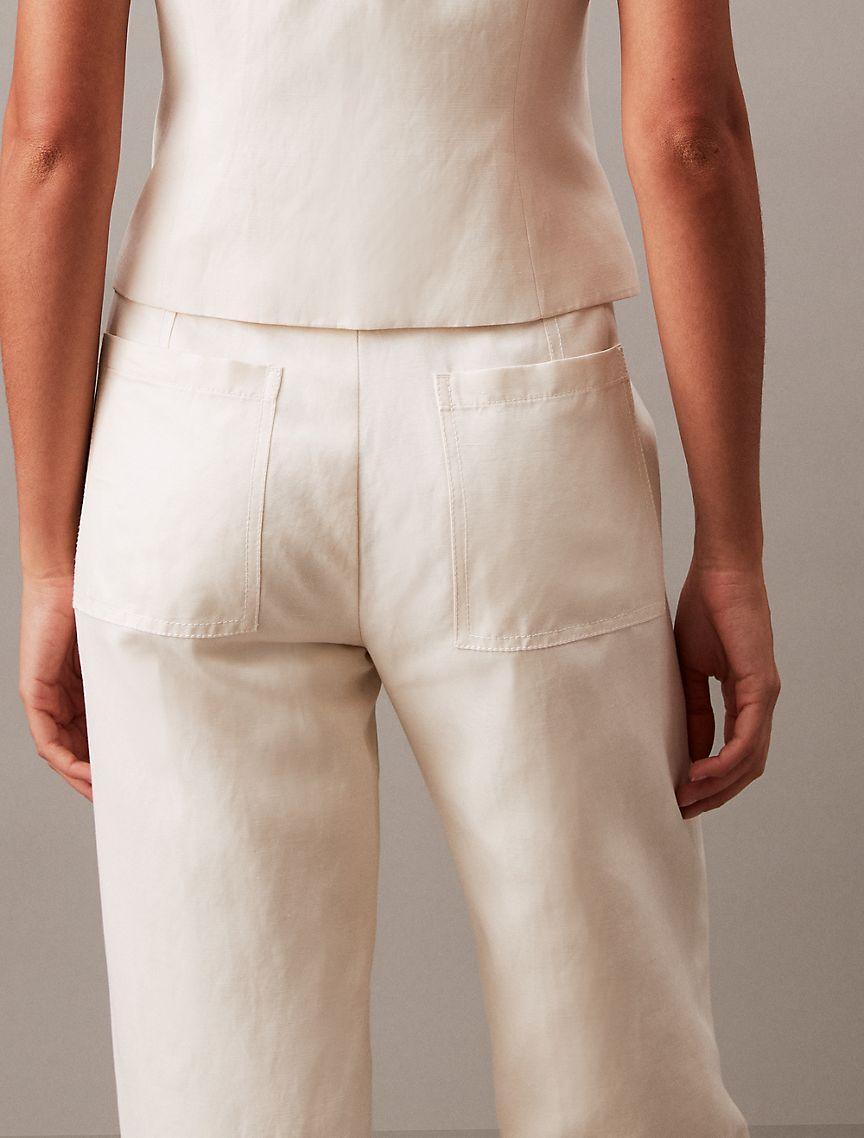 Linen Blend Pants Product Image