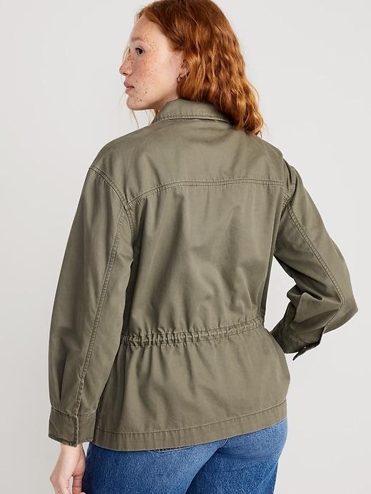 Cinched-Waist Utility Jacket Product Image