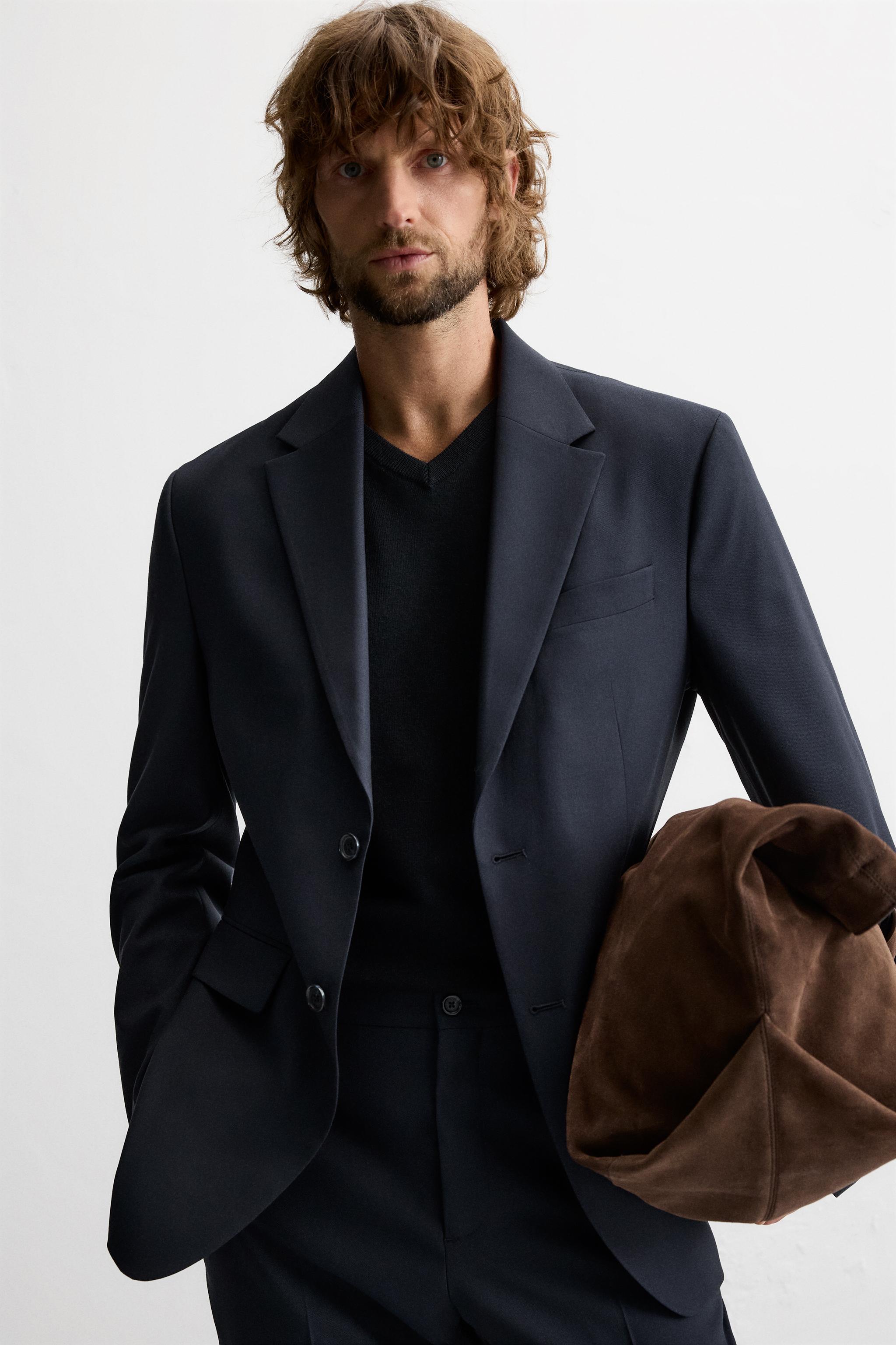 TEXTURED SUIT JACKET Product Image