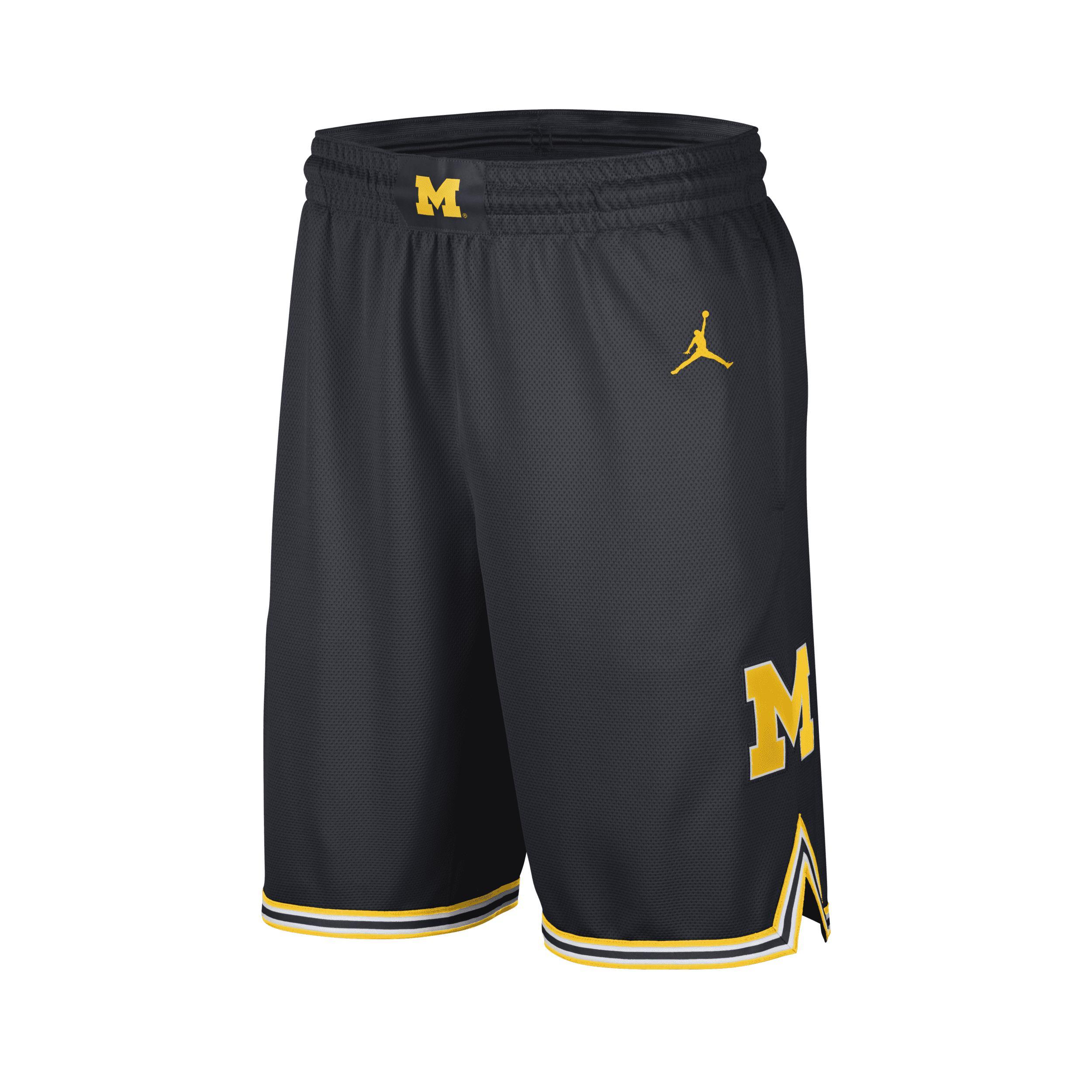 Mens Jordan College (Michigan) Replica Basketball Shorts Product Image