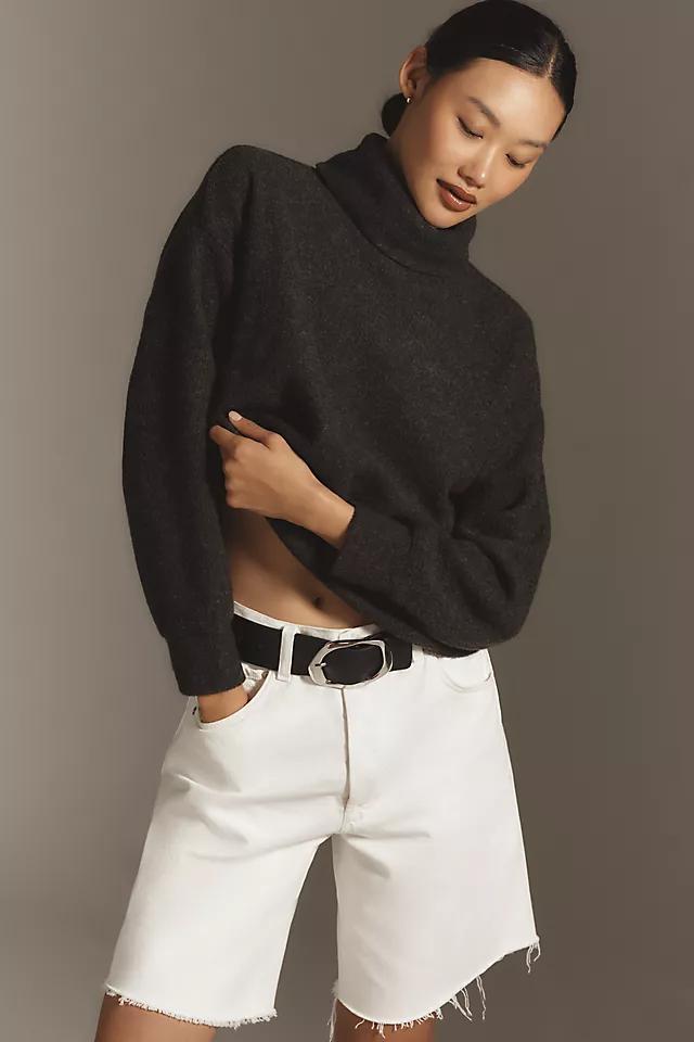 Sanctuary Everyday Rib Turtleneck Sweatshirt Product Image