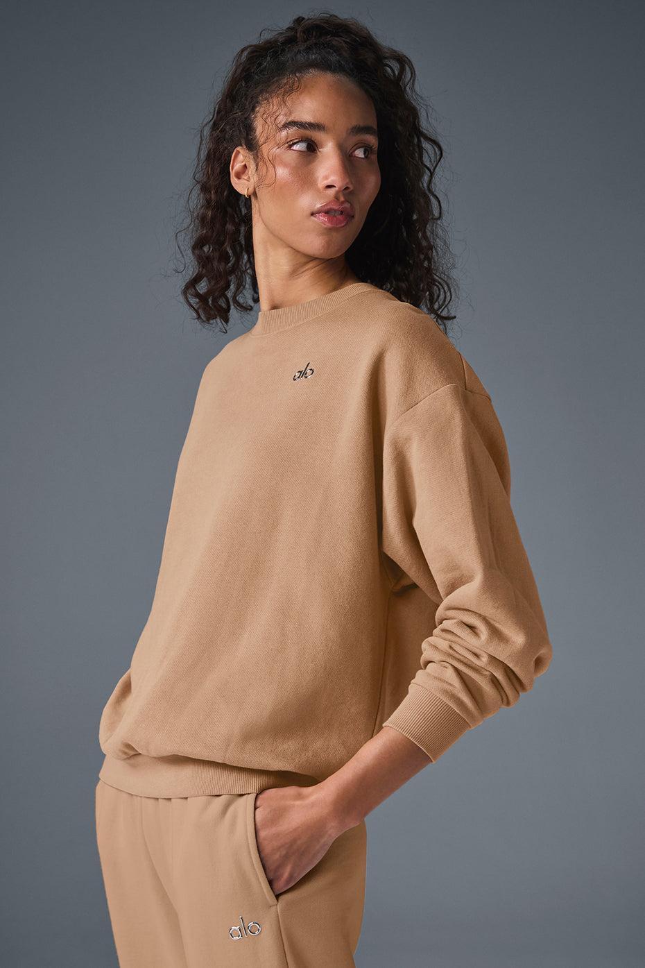 Accolade Crew Neck Pullover - Toasted Almond Female Product Image