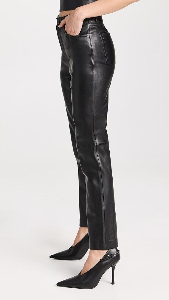 Reformation Veda Leather Cynthia Pants | Shopbop Product Image