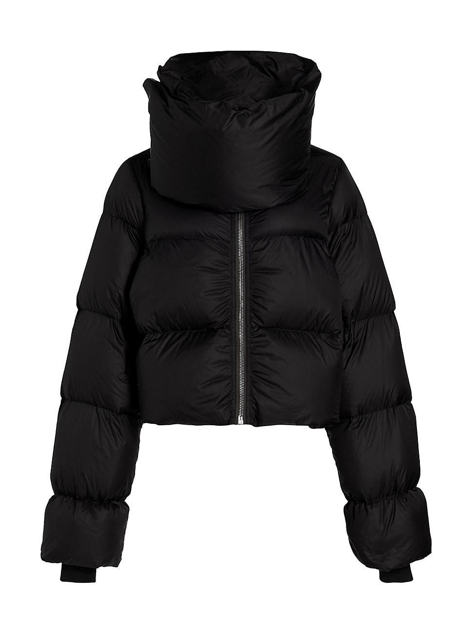 Womens Funnel Neck Padded Jacket Product Image